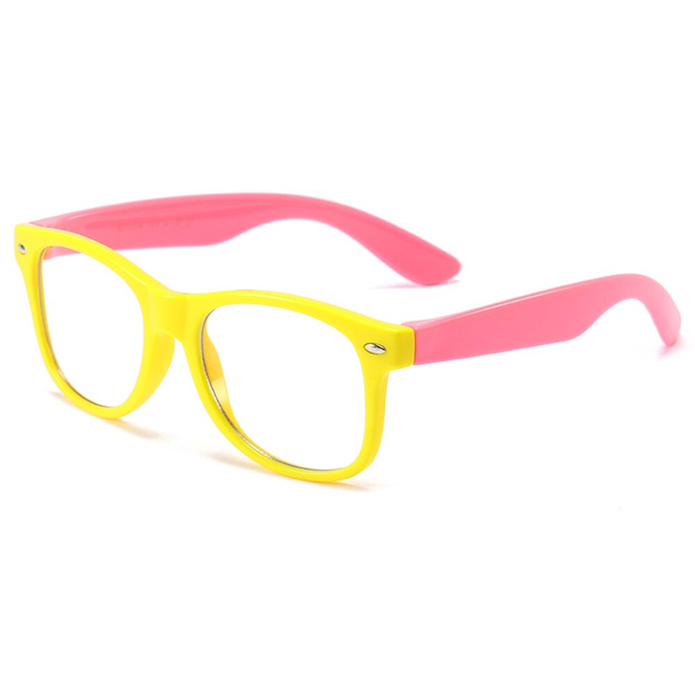 Boy Transparent Girls Eyeglasses Anti Blue Light Eyeware Frame Kids Square Children: 10