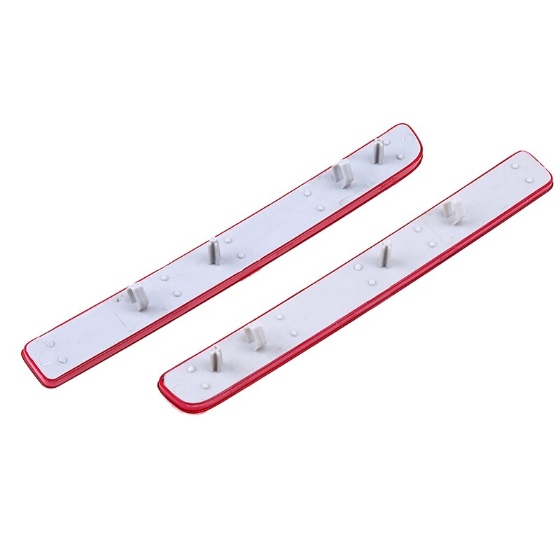 POSSBAY Red Lens Car Rear Bumper Reflector Red for Land Rover Discovery 3 2004 Warning Strip Car Reflector Red