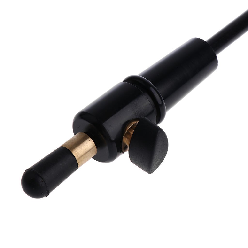 Tooyful Kohlenstoff Cello Endpin Tailrod Cello Unterstützung Halten Werkzeug für Cellist Leistung Praxis Zubehör Schwarz 63cm