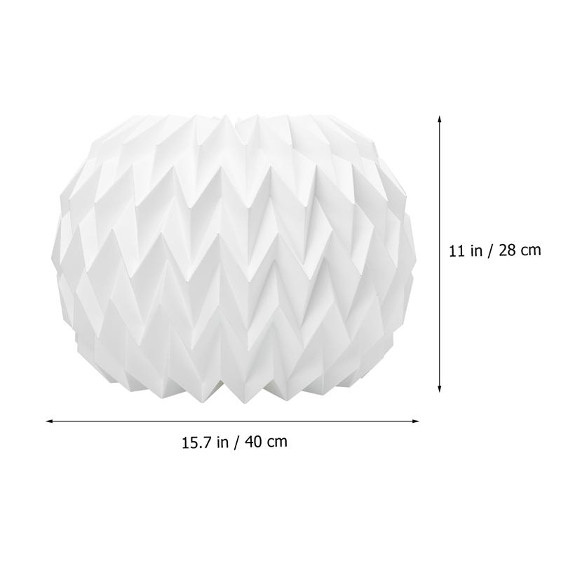 Origami Art Lamp Shade Decorative Ceiling Lamp Cover Foldable Lampshade: 2