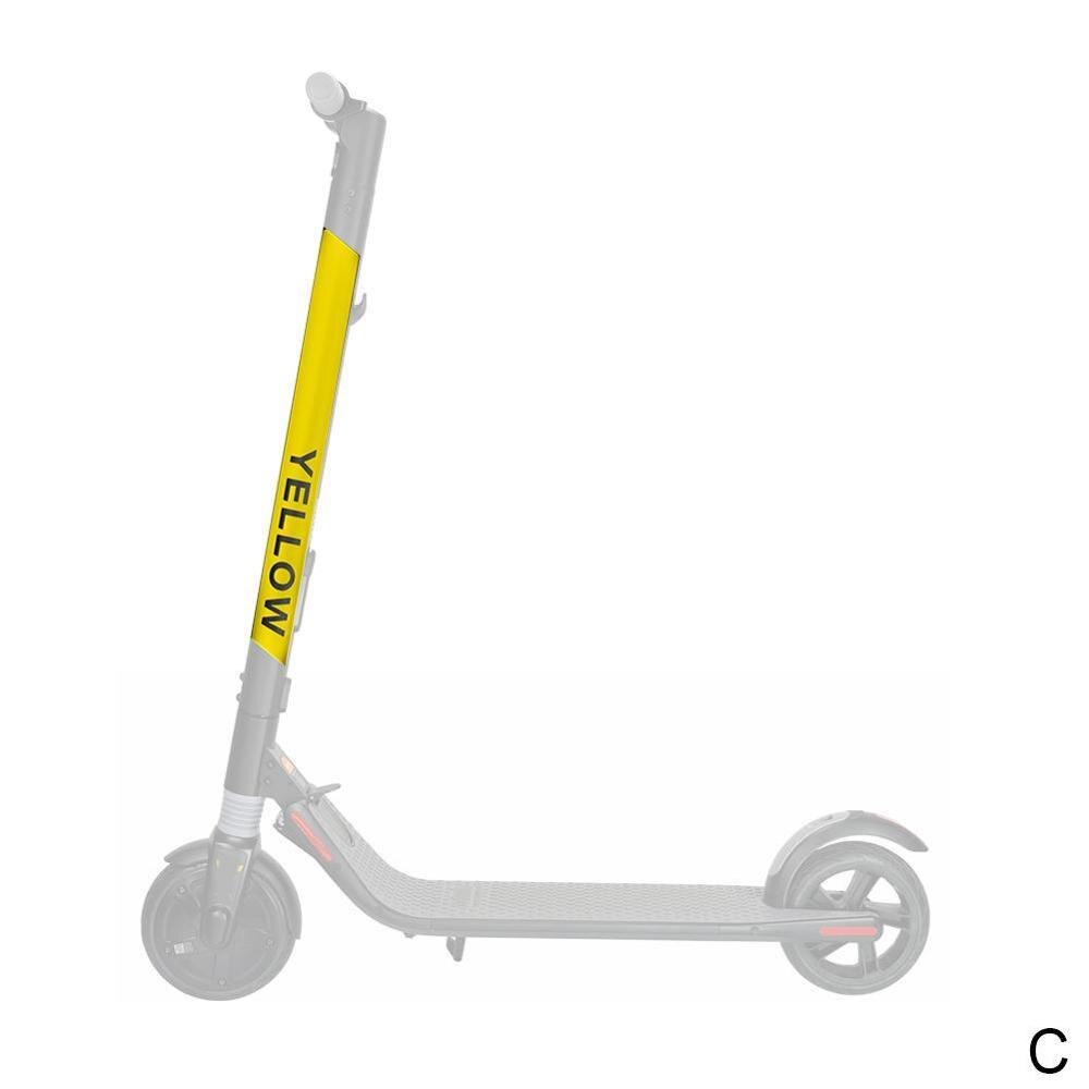 For Ninebot For Xiaomi Mijia M365 Scooter Accessories Reflective Styling Stickers Electric Scooter Accessories: C Yellow