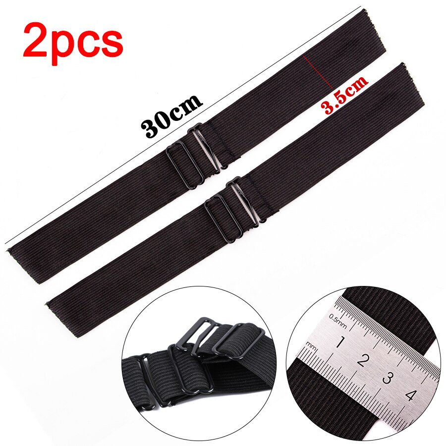 Faixa elástica de alileader para perucas ajustáveis fita elástica de costura de alta elasticidade 2.5/3cm de largura peruca elástica para fazer o tampão da peruca: 3.5cm 2pcs