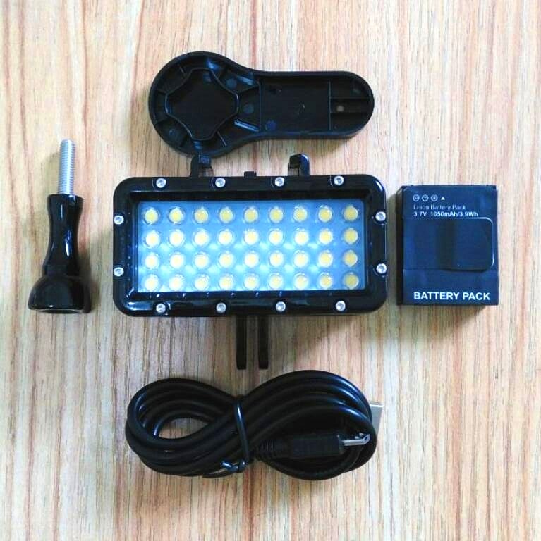 新しいダイビング防水 led ライトハンドヘルドステント移動プロヒーロー 3 5 6 7 8 xiaomi 李 4 18k mijia sjcam SJ6 sj8/9 eken H9R カメラ