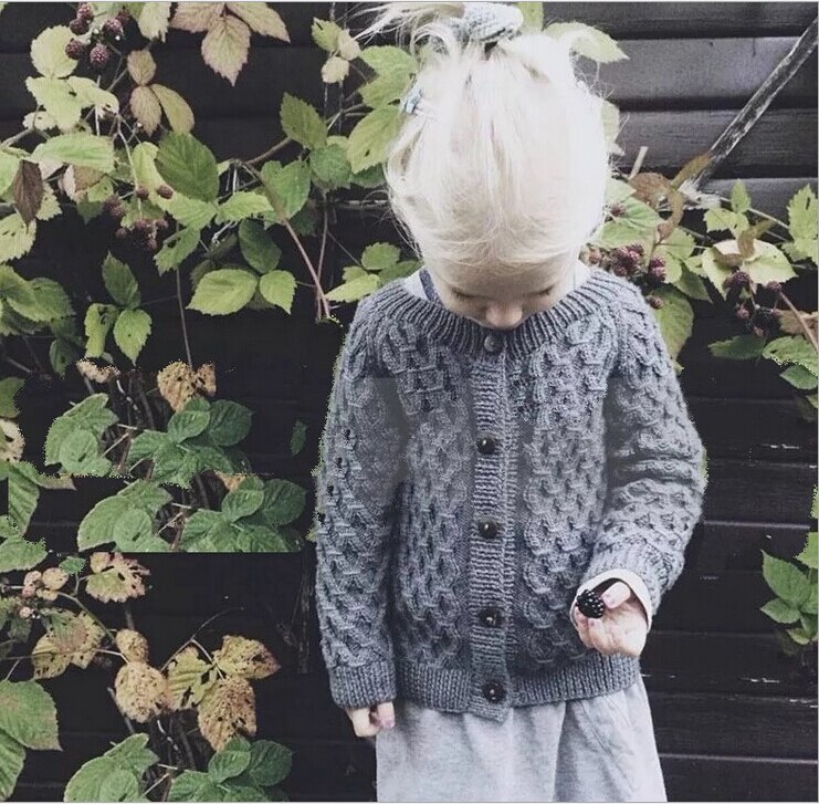 Focusnorm 0-24M Herfst Baby Jongens Meisjes Trui Kleding Solid Knit Lange Mouwen Single Breasted Warm Jas