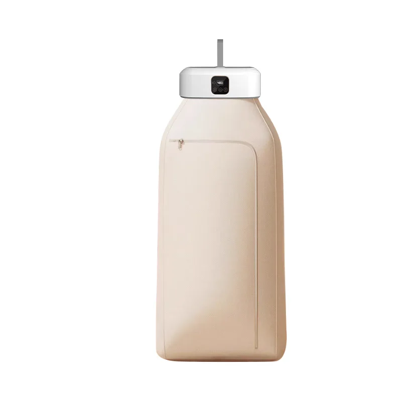 Mini draagbare droger Opvouwbare elektrische droger Intelligente getimede sneldrogende huishoudkast met droogzak Compacte reisstijl: VS