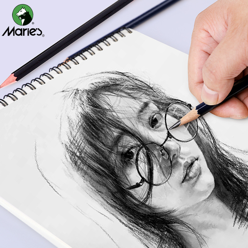 Crayon de test pour le dessin, 5 pièces/ensemble, stylo HB 2H 4H 6H 1B 12B10B 8B 7B 6B 5B 4B 3B 2B, école de bureau, art