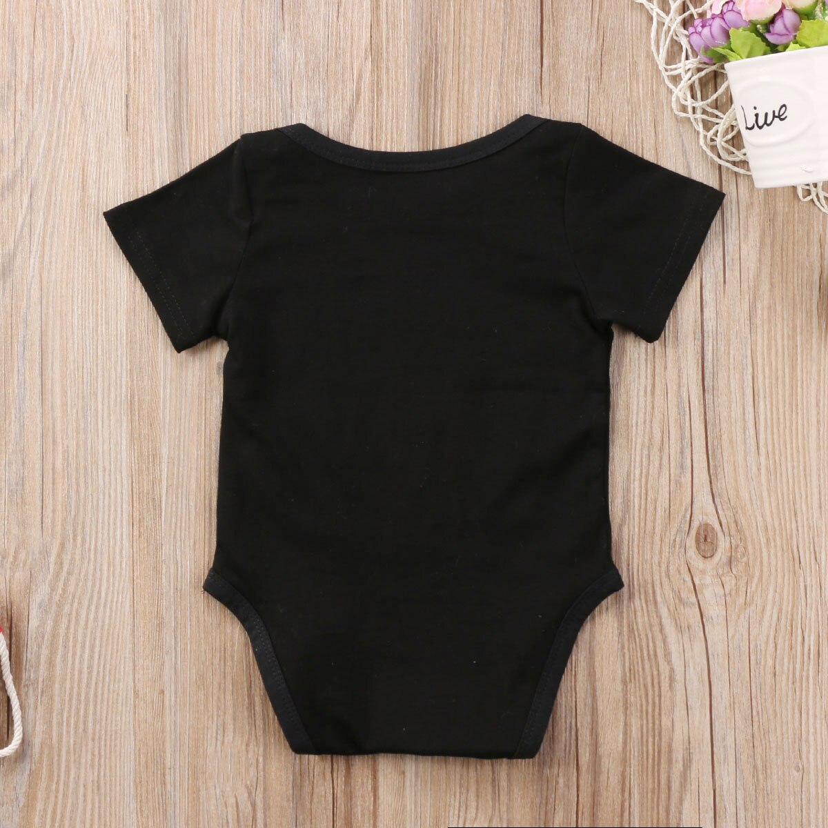Newborn Kids Baby Boy Girl Short Sleeve Bodysuit Jumpsuit Clothes Outfits Toddler Infant Boys Girls Letter Casual Bodysuits Soft