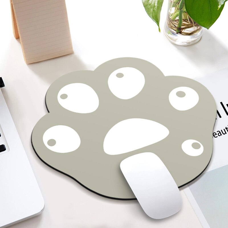Kawaii Desk Pad Cute Mouse Pad Cat Pow Gaming Deskpad Desk Mats Office Accessories Mat for Mice Mouse Gamer: M