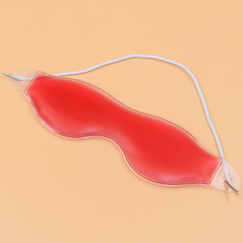Cold Sleeping Eye Mask Ice Compress Gel Eye Fatigue Relief Cooling Relaxation Eye Shield Care Tools Removing Dark Circle TSLM1: Red