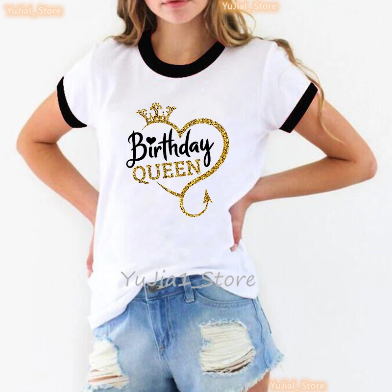 Birthday For Girls Birthday Queen Graphic Print – Grandado