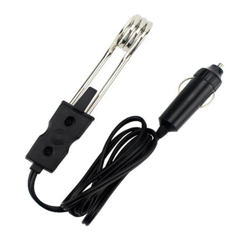 12V Car Drink Heater Auto Electric Immersion Liquid Tea Coffee Water Heater Portable Safe 12V Car Immersion Heater Auto Elec