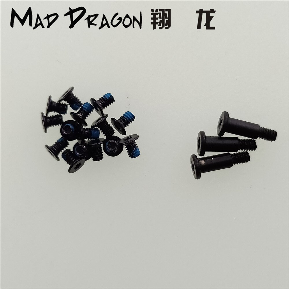 15 PCS lower cover screws /3 pcs nameplate screws for Dell Precision 5520 5530 5540 M5530 Laptop Bottom shell black screws