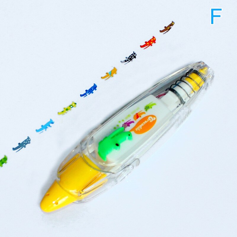 Cartoon Floral Sticker Tape Pen Funny Kids Stationery Notebook Diary Decoration Tapes Label Sticker Paper Decor for Kids 66CY: F