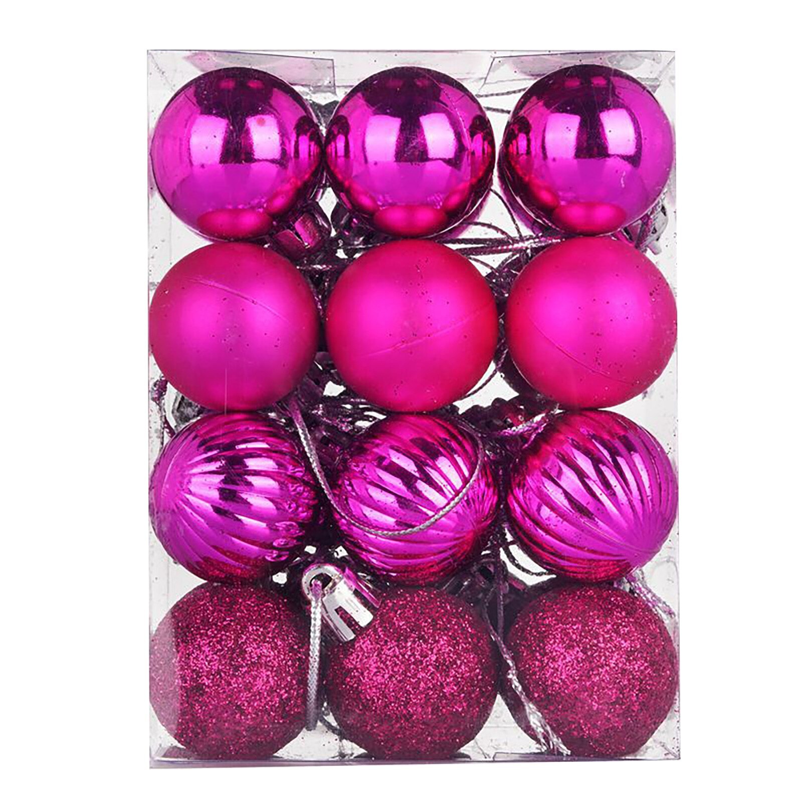 Kerst Decoraties Voor Thuis Indoor Cosas De Navidad 24Pcs Kerstballen Kerstballen Party Kerstboom Decoraties Opknoping Decor: D