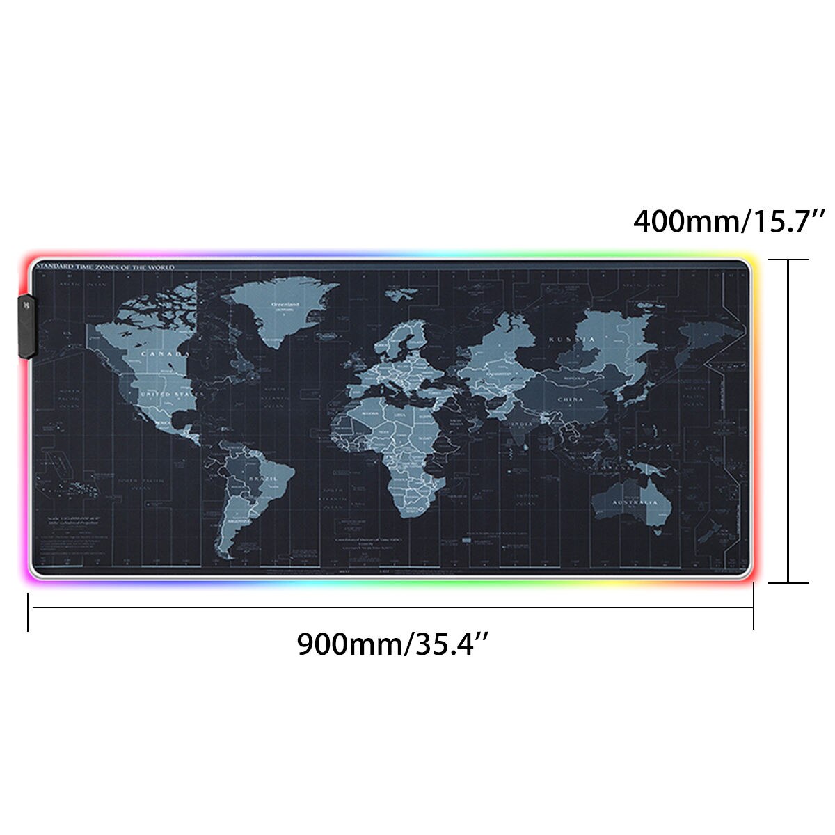 RGB Gaming Mouse Pad Large Gamer Computer Mousepad LED Keyboard Desk PC Mause Pad Laptop Desk Mat: 900x400x4mm