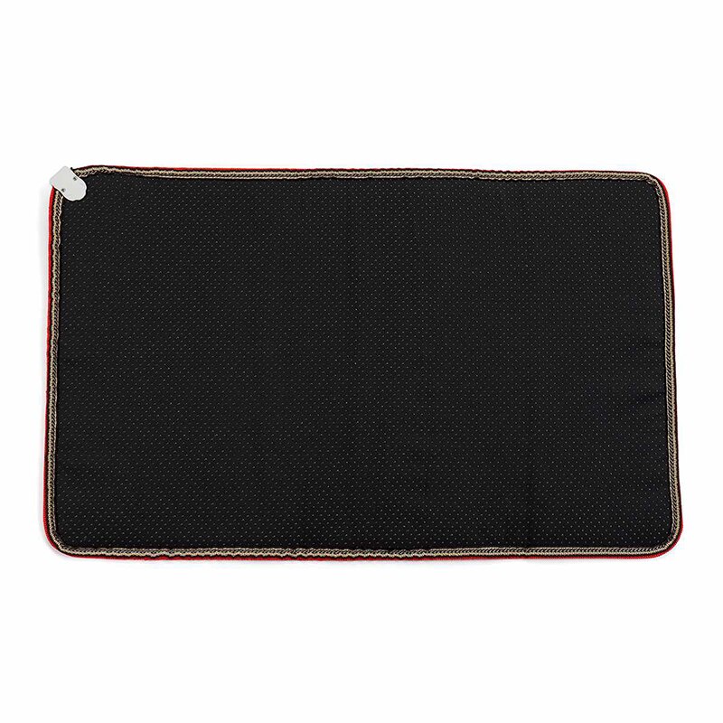 Adjustable Leather Heating Foot Mat Warmer Electric Heating Pads Feet Leg Warmer Carpet Thermostat Home Office Warming Tools