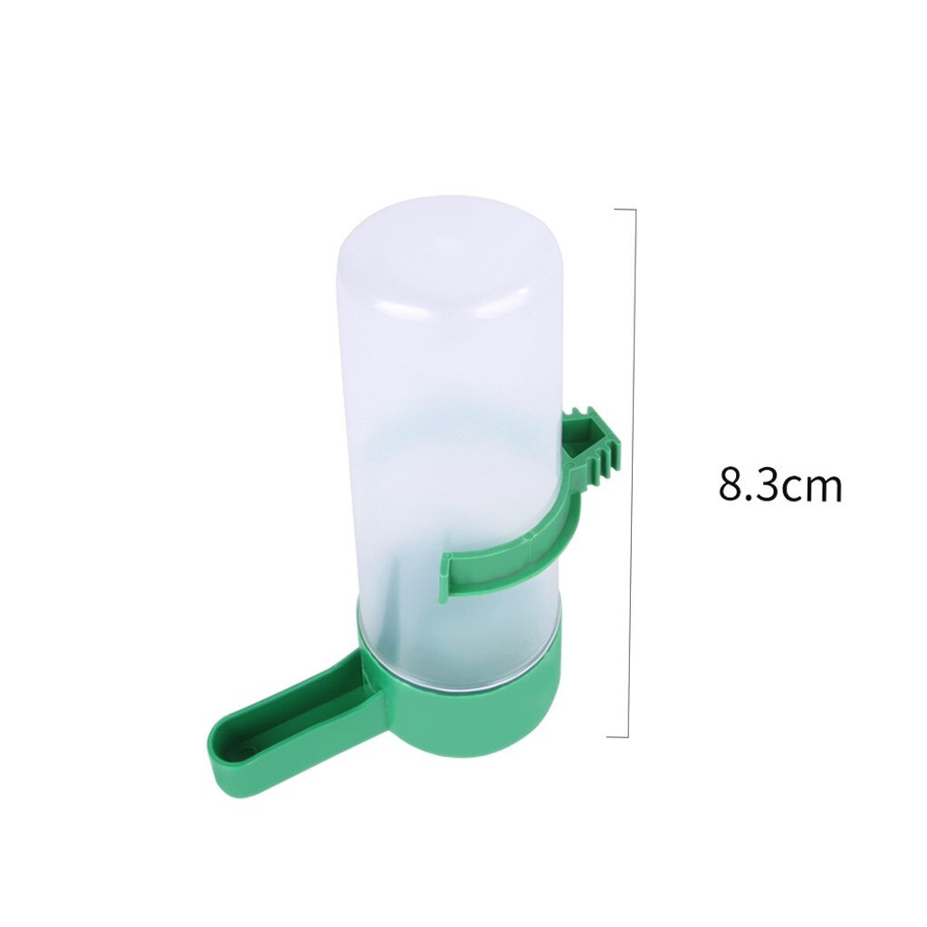 Automatic Plastic Bird Feeder Bird Water Bottle Drinker Container Food Dispenser Hanging For Pigeon Bird Accessories: A