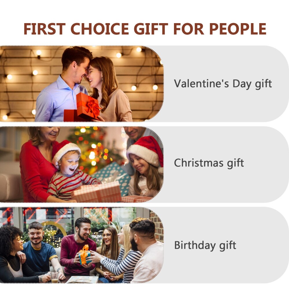 1Pc Retro Valentine's Day Box Manual Musical Box Love Heart Musical