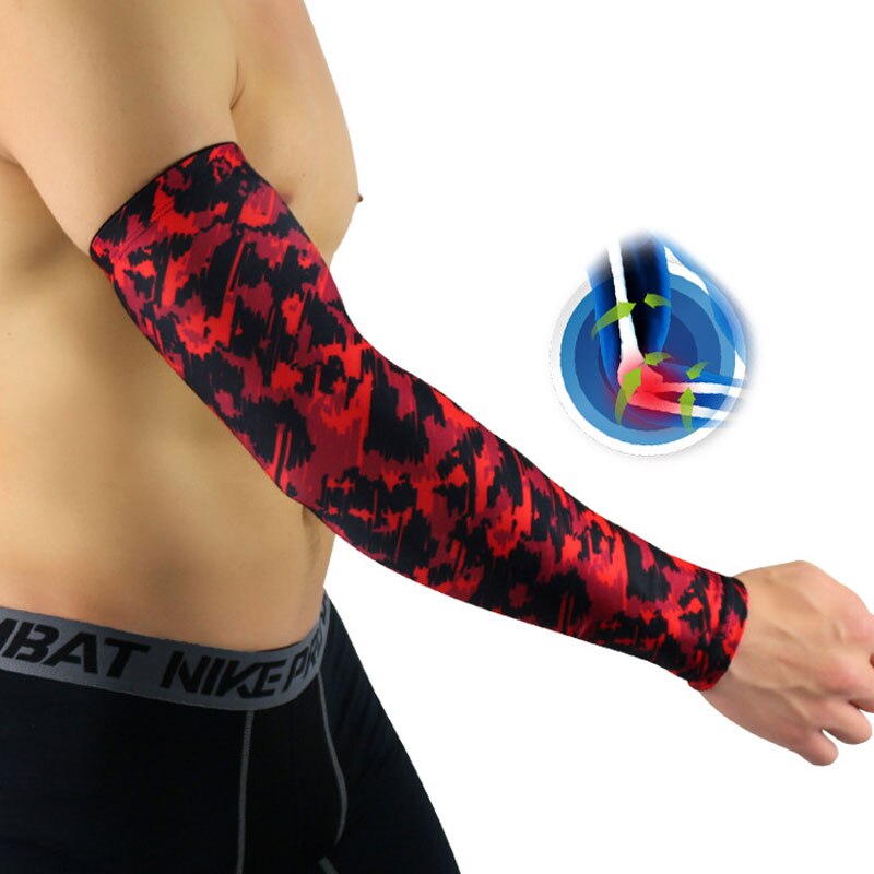 Unisex Arm Sleeve Basketball Tennis Compression Arm Warmers Cycling Arm Sleeve Outdoor Sport Elbow Protector Uv Protection Men