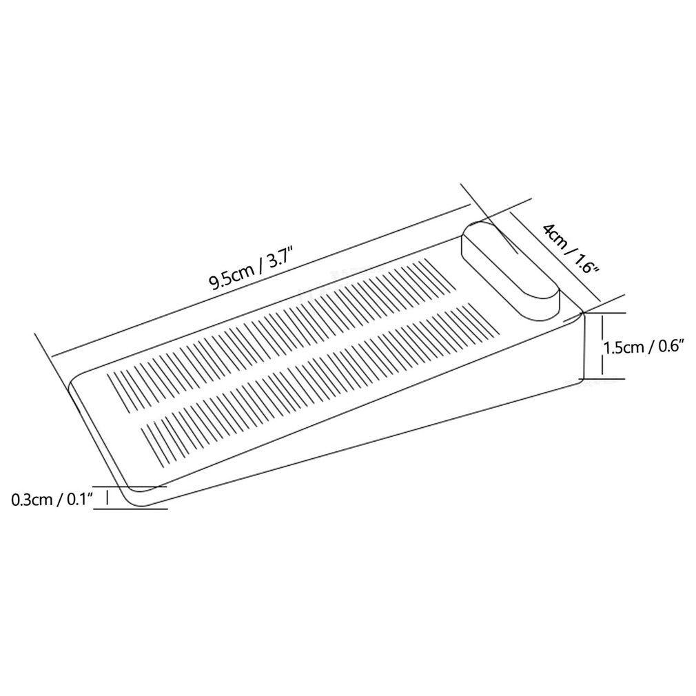 Windproof rubber stopper rubber door plug can be stacked high Wrought Iron Windproof Door Stopper Wedge Practical