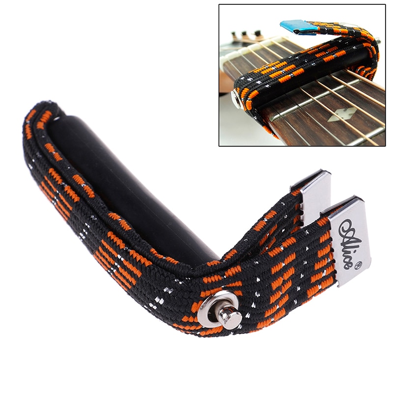 Guitar Capo on/with/for Folk/Classical/Electric Guitar Capotrast Elastic Multifunctional Spreading