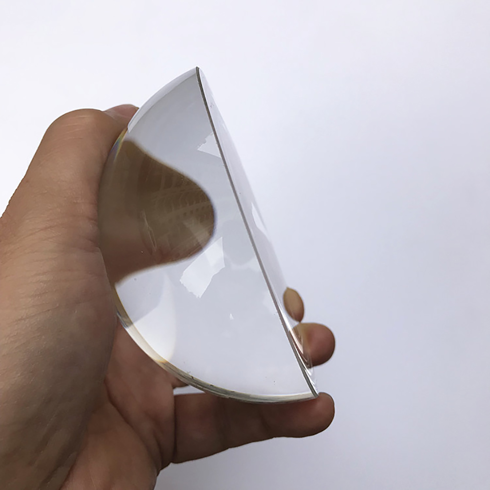 Demi-sphère acrylique, demi-cercle Transparent, boule solide