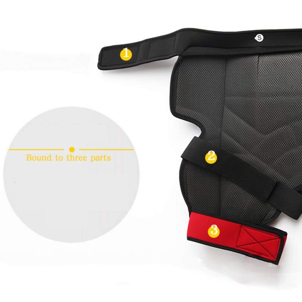 Protección de SULAITE cadera EVA acolchado corto pantalones espesamiento trasero y Protector de coxis para esquí patinaje tabla de nieve ciclismo L
