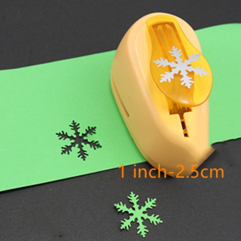 25mm snefnug papirstanser til scrapbooking gør-det-selv-værktøjer julesneform håndværksstanser gør-det-selv-puncher papirskærer gratis skib