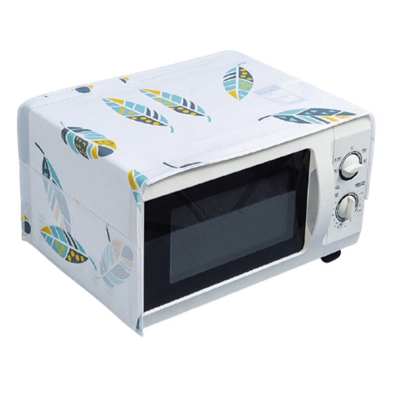 Nordic Microwave Oven/Oven Dust Cover Grease Proof Kitchen Accessories Reusable: feather