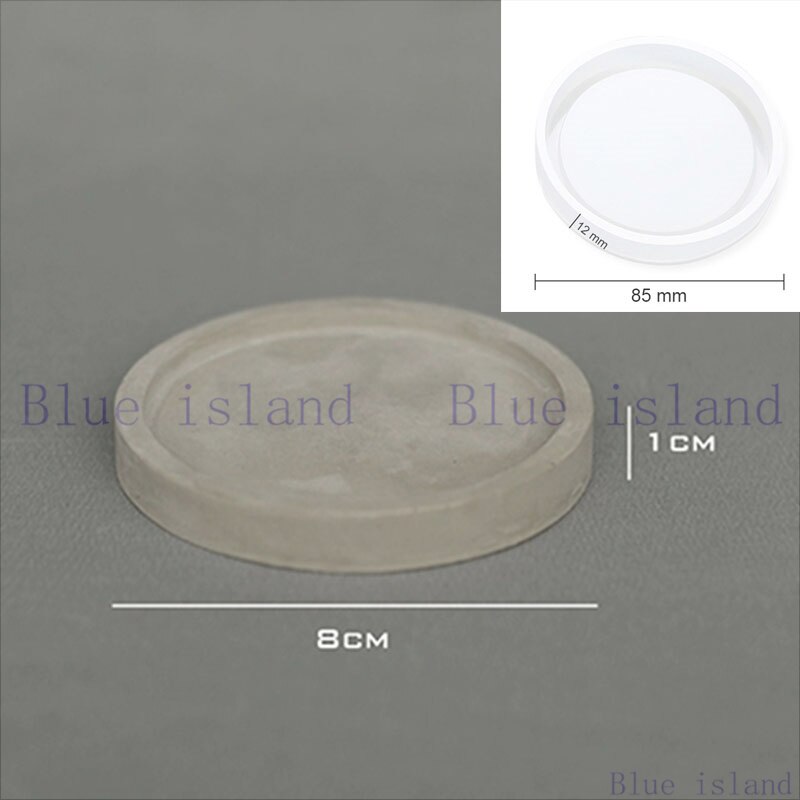 Cement Epoxy Resin Round Oval Tray Silicone Mold Jewelry Storage Tray Jesmonite Terrazzo Ornaments Concrete Tray Making: B- mold