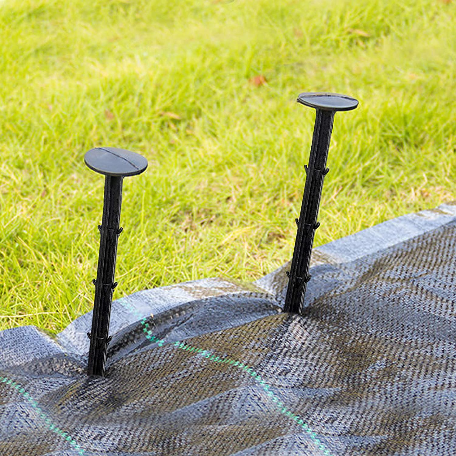 100 Pcs 8 Inch Plastic Tuin Stakes Ankers Plastic Landschap Verankering Spikes Voor Houden Tuin Netting Down