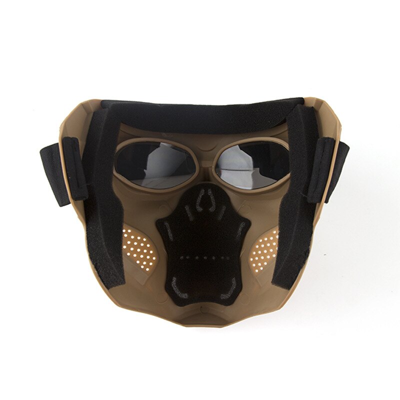 Lunettes de Protection UV pour casque de Moto, coupe-vent, masque tête de mort, Ski, Moto, équitation