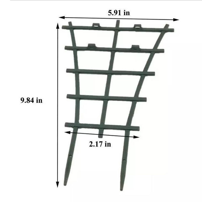 2× 25m Garden Green Plastic Trellis Netting Support Climbing Bean Plant Nets Grow Vining Vegetables/Fruits/Flowers