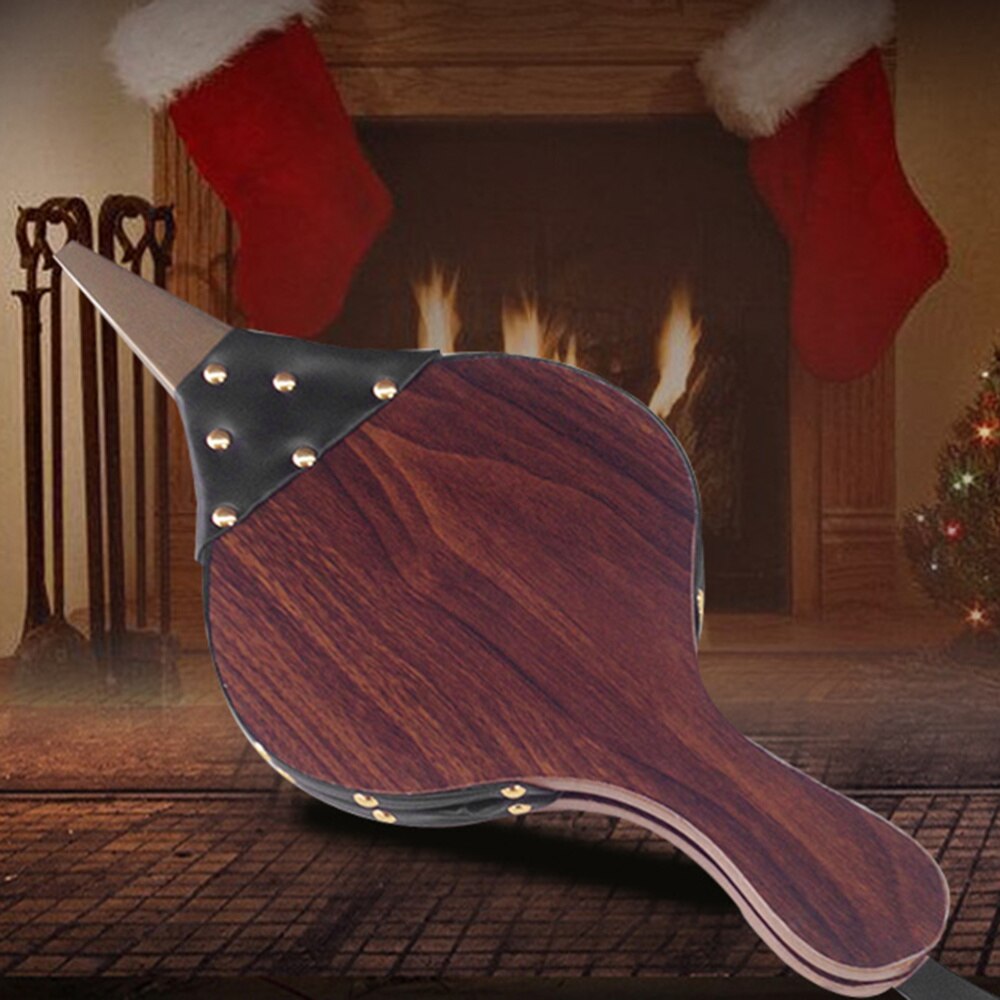 Souffleuse à bois manuelle, soufflet de cheminée, fournitures de Barbecue pour les cheminées (grande taille)