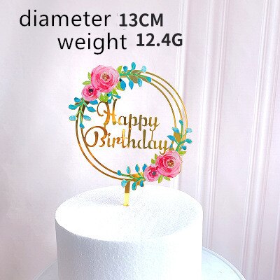 Happy Birthday Cake Topper Acrylic Letter Cake Toppers Party Supplies Happy Birthday Black Cake Decorations Boy 33 Designs: A
