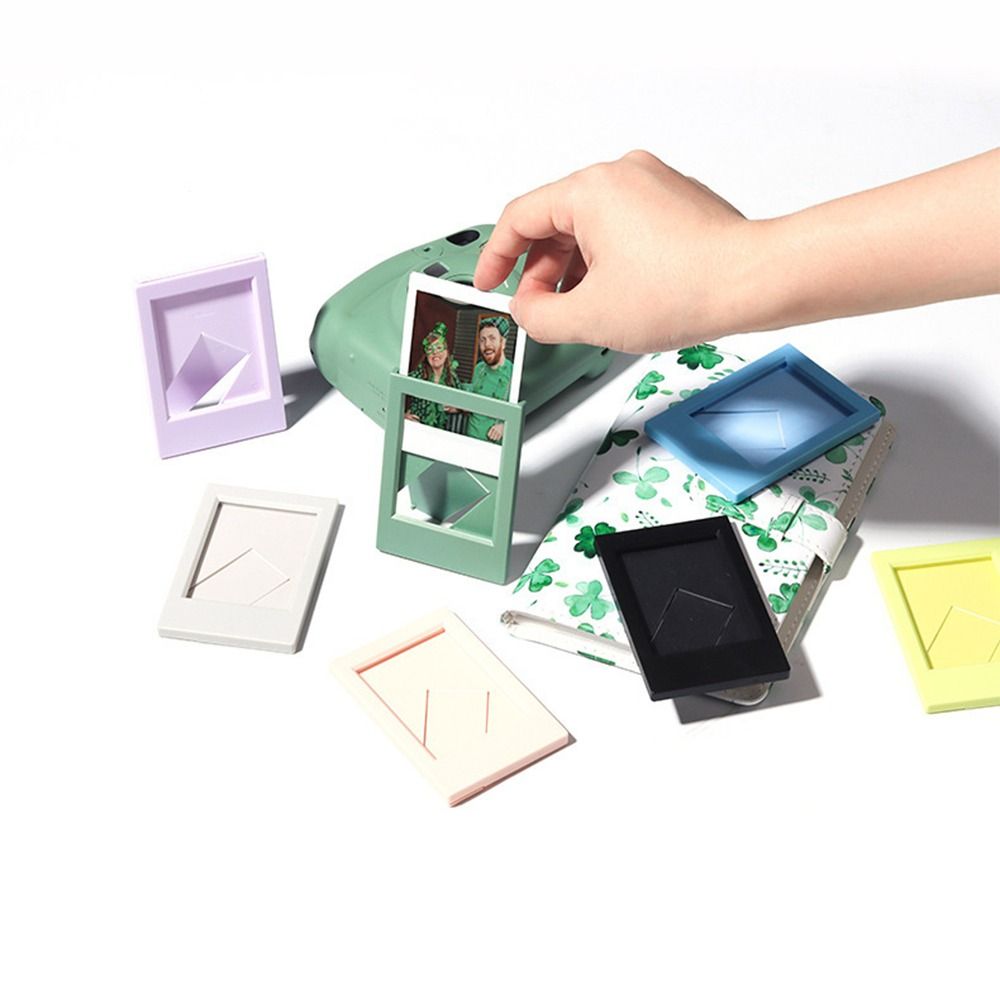3 inch Vertical Photo Frame Colorful Mini Film Frame Instant Film Camera Picture Holder Art Photo Display Desktop Decor