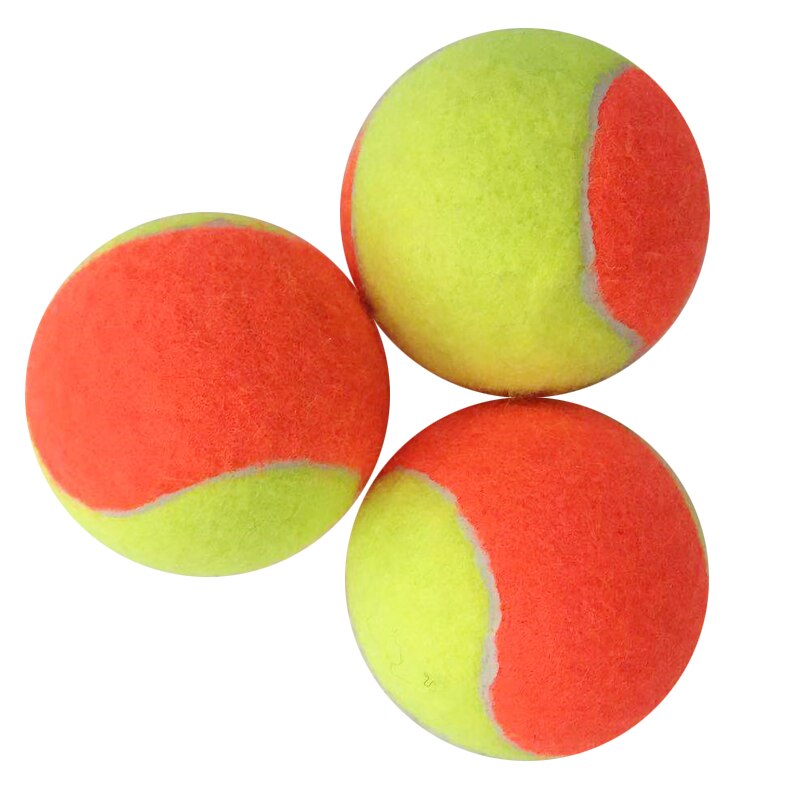 Balles de Tennis en caoutchouc renforcé, amortisseur de chocs, haute élasticité, Durable, pour entraînement en Club et à l'école, 3 pièces