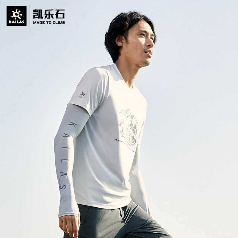 Kailas Quick Drying T-shirt Men's Outdoor Fishing Short Sleeve 21 Summer Fishing Sunscreen Suit Ice Silk Half Sleeve