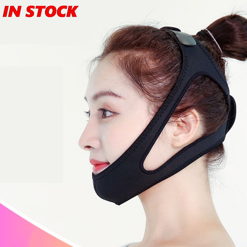 Anti ronflement arrêter de ronfler menton sangle ceinture caoutchouc Anti apnée mâchoire Solution soutien femme homme santé sommeil outils de soins de santé