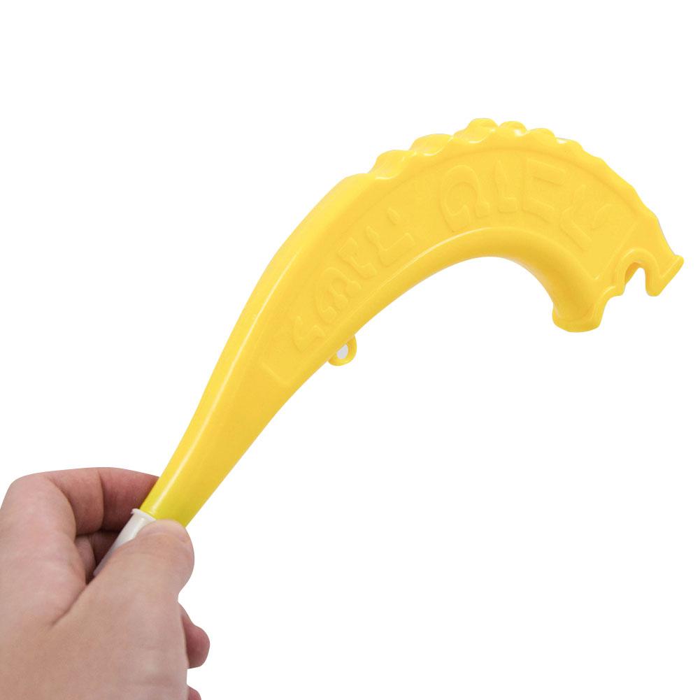 5pcs 23cm Unisex Shofar Shape Plastic Horn Toys For Cheering Sound Making