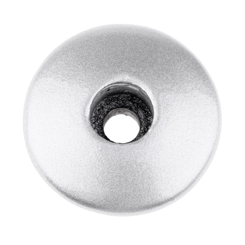 Fiets Fiets Mtb Carbon Fiber Stem Top Cap Cover Headset Universele: Silver