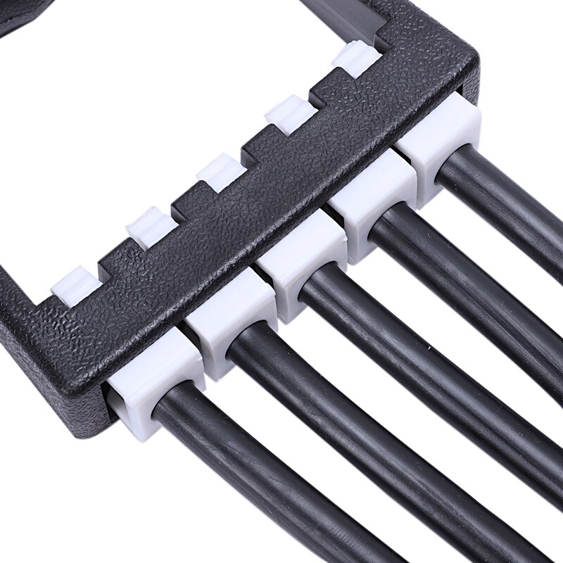 Black Portable Indoor Sports Supply Chest Expander Puller Exercise Fitness Resistance Elastic Cable Rope Tube Yoga 5 Resistance