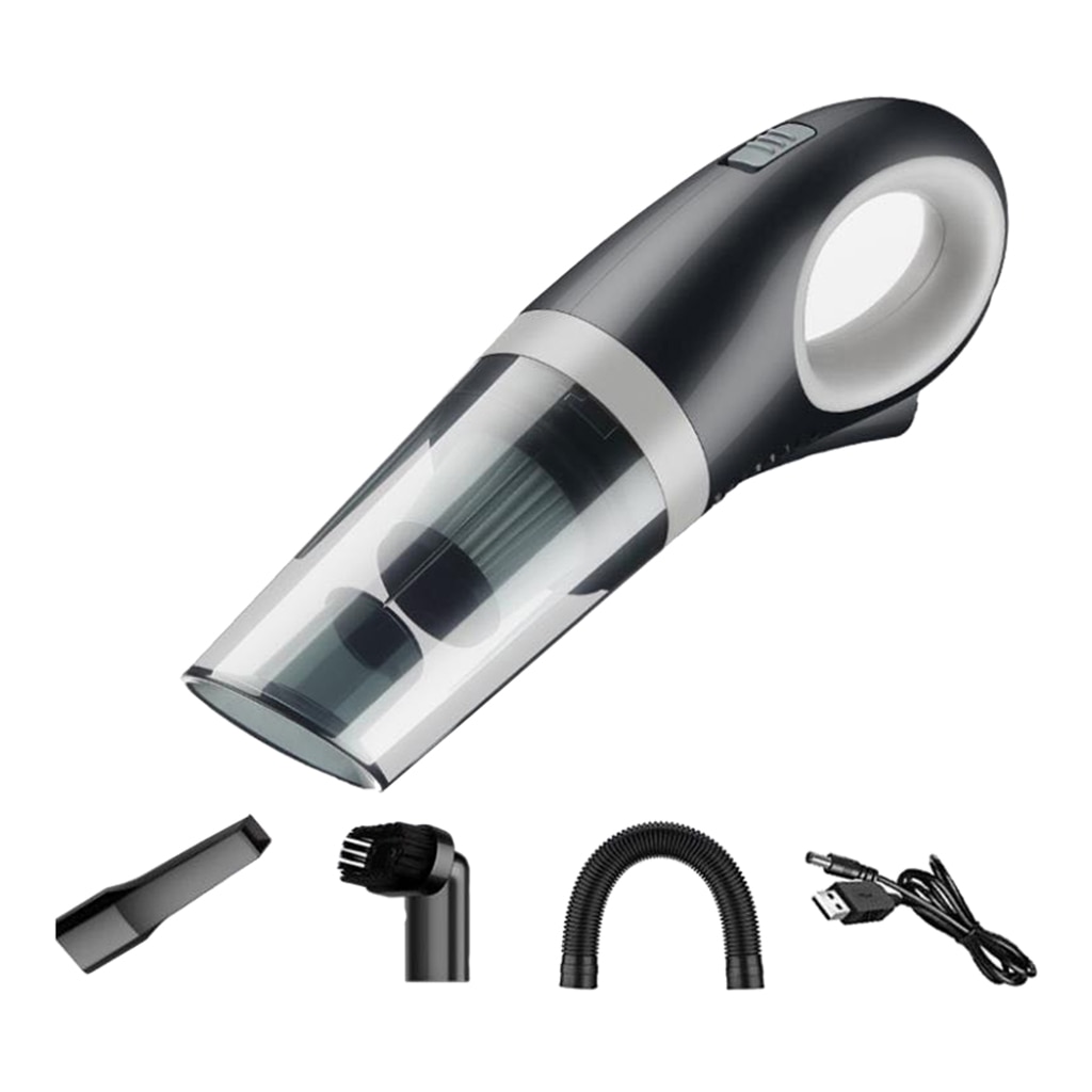 120W High Power Car Vacuum Cleaner 6000pa Rechargeable Cordless Handheld Home