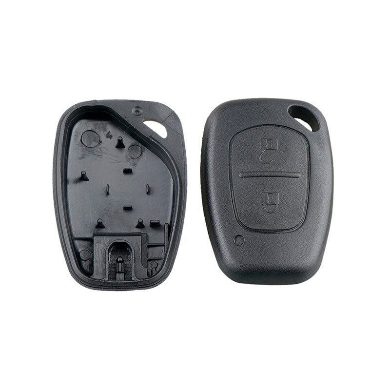Bhkey 2 -painikkeinen kauko -ohjain auton avainkuoren suojus fob -kotelo opel opel vivaro renault movano trafic renault kangoo blank: Ei terää