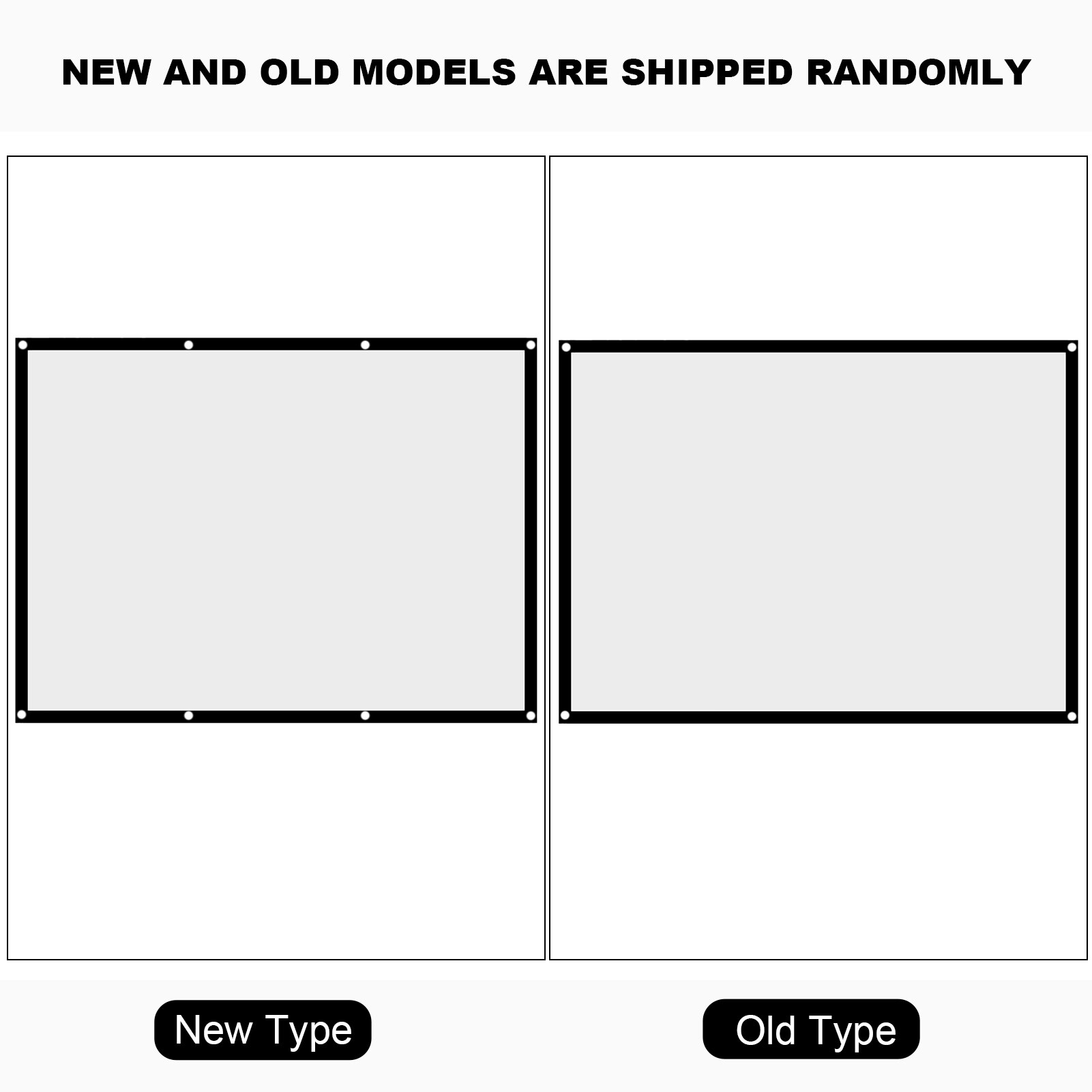 ecran projection 60-100 Inch Portable Foldable Non-crease White Projector Curtain Projection Screen 4:3 projeksiyon perdesi