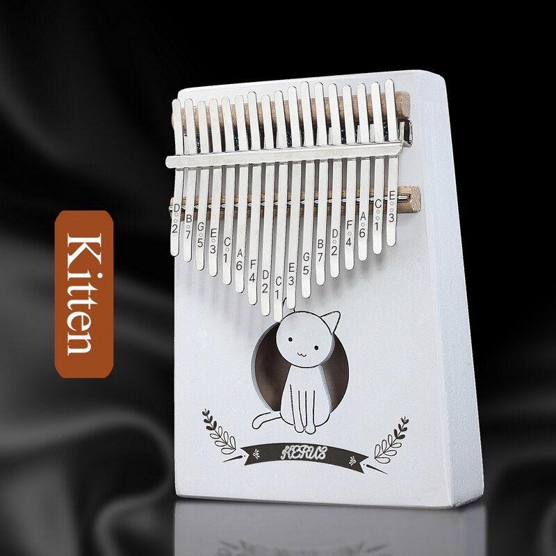 17 Keys Kalimba Mahogany Thumb Piano Reed 17 Key Music Keyboard Mini Piano High Wooden African Kalimba Finger Piano: Listing 5