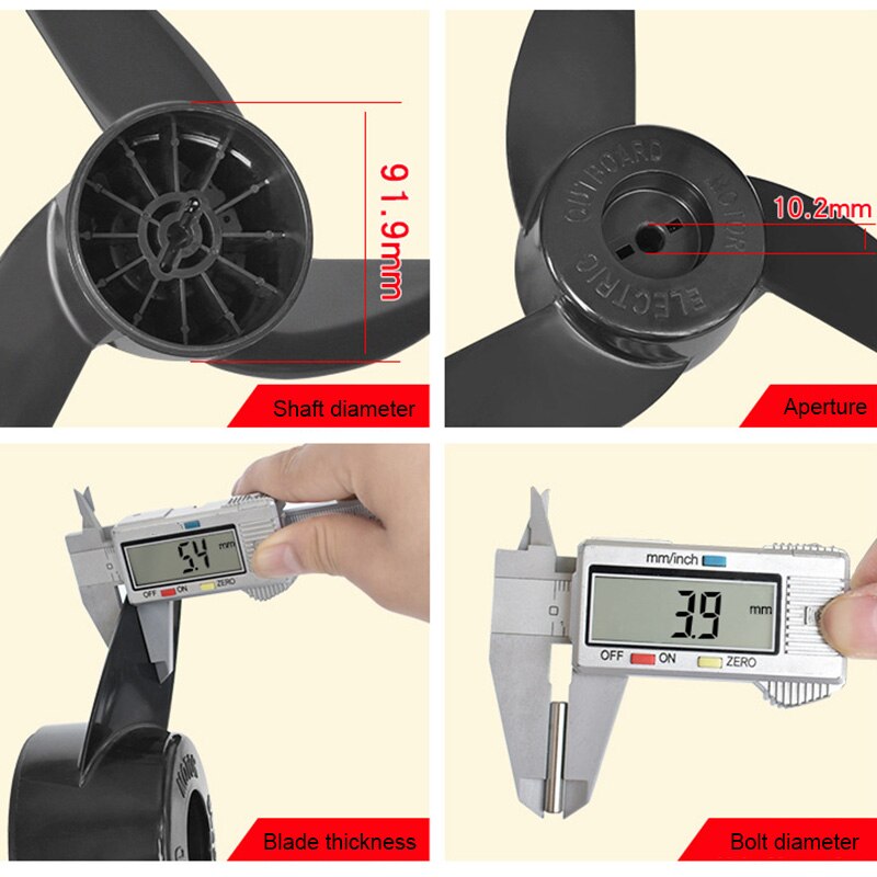 Motorbåtens propellrar elmotor utombordare elektrisk trollingmotor utombordare propeller  fk88