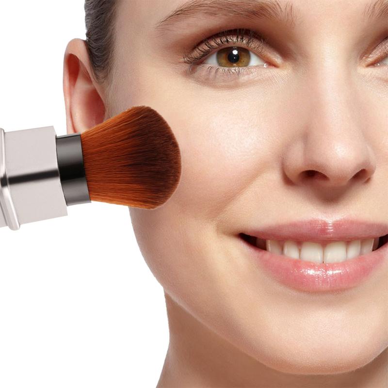 Retractable Single Makeup Brush Upscale Makeup Brush Makeup Tools Kabuki Loose Powder Blush Brush