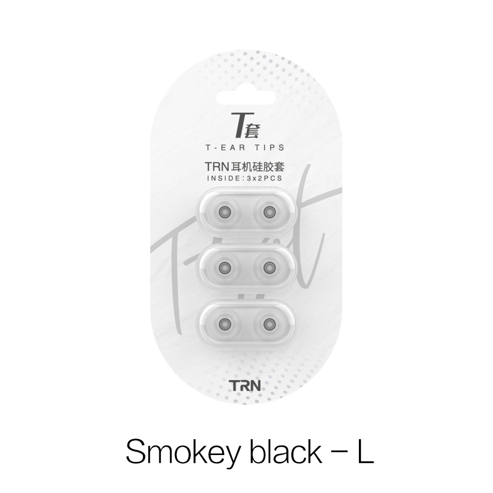 Puntas para los oídos TRN T, almohadillas de silicona con estructura de doble soporte, 3 pares de auriculares TRN TA3 Kirin MT4 Xuanwu: Marrón