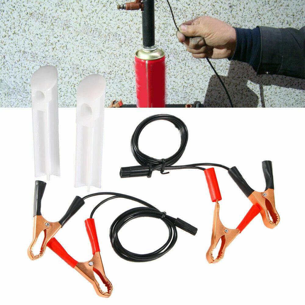 Universal Fuel Injector Flush Cleaner Adapter Diy Kit Car Cleaning Tool + Nozzle